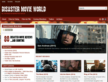 Tablet Screenshot of disastermovieworld.com